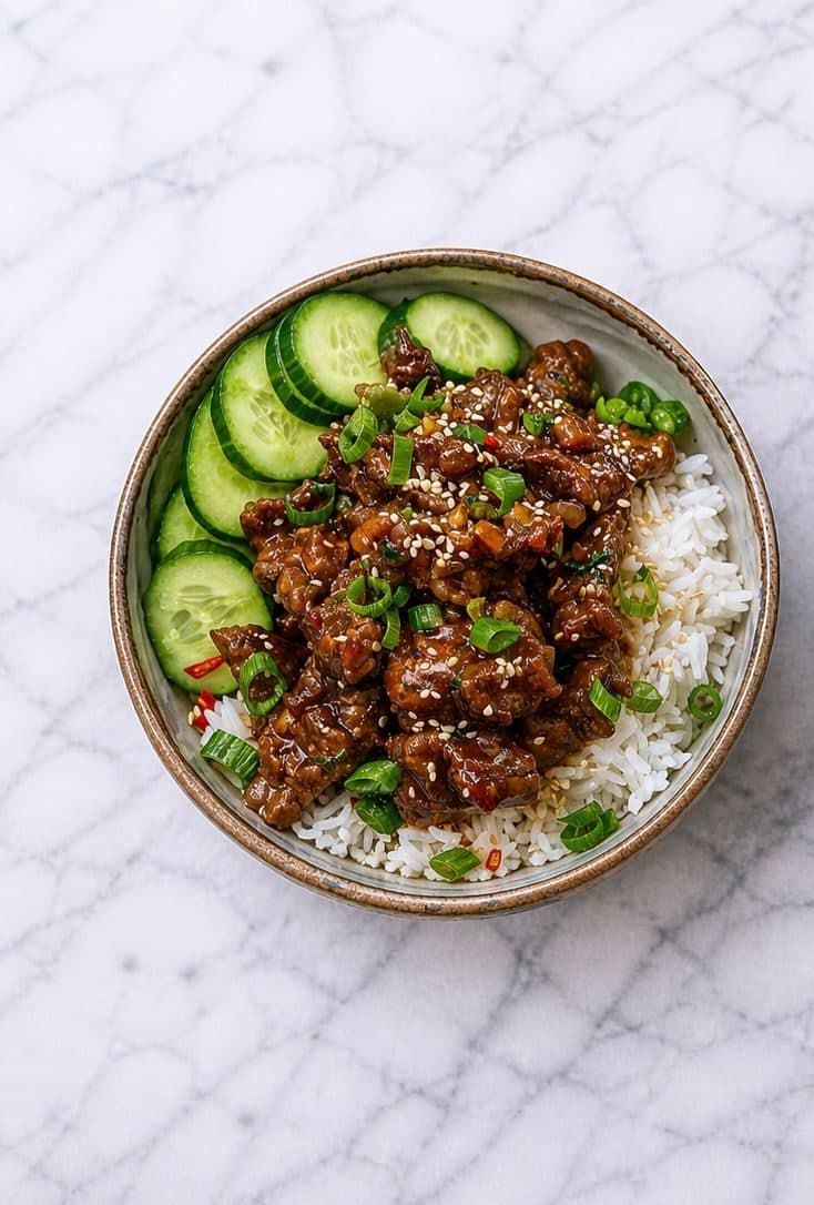 Filet de Bœuf Sauce Teriyaki & Riz Basmati
