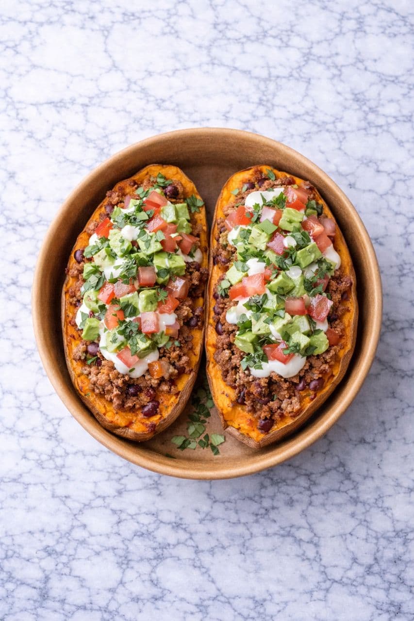 Patate Douce et Bœuf façon Tacos-Signature