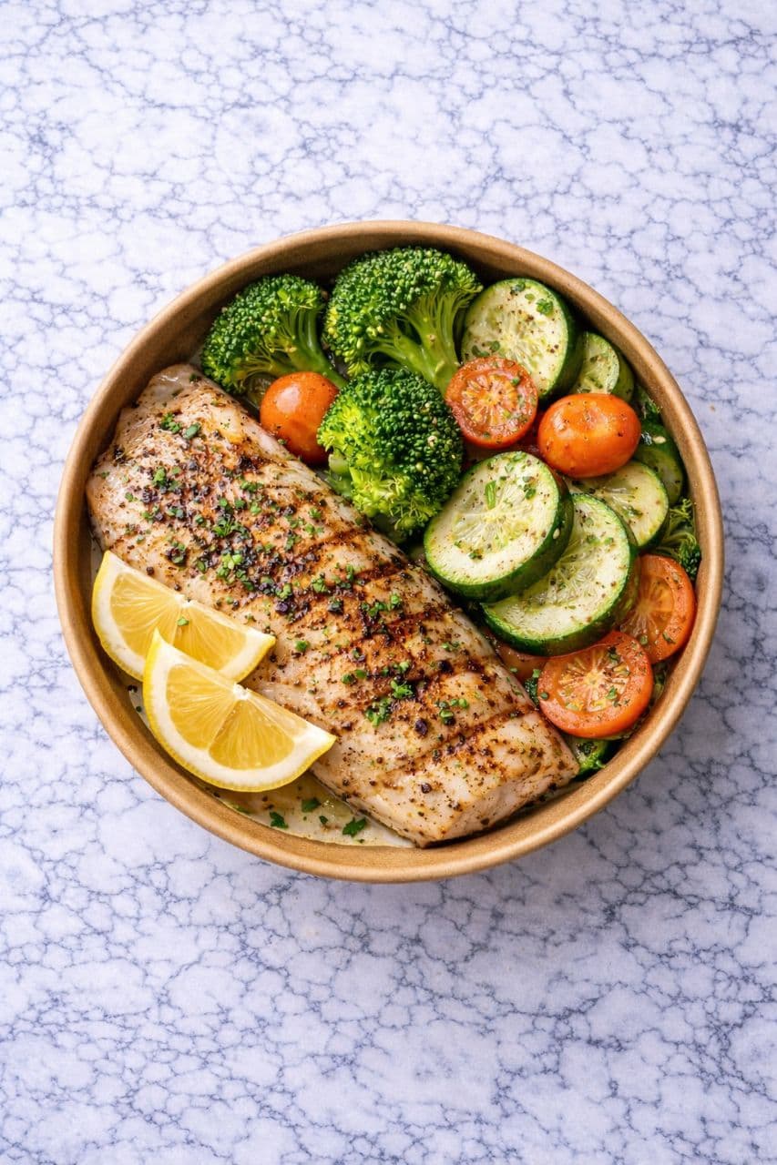 Poisson Blanc & Légumes
