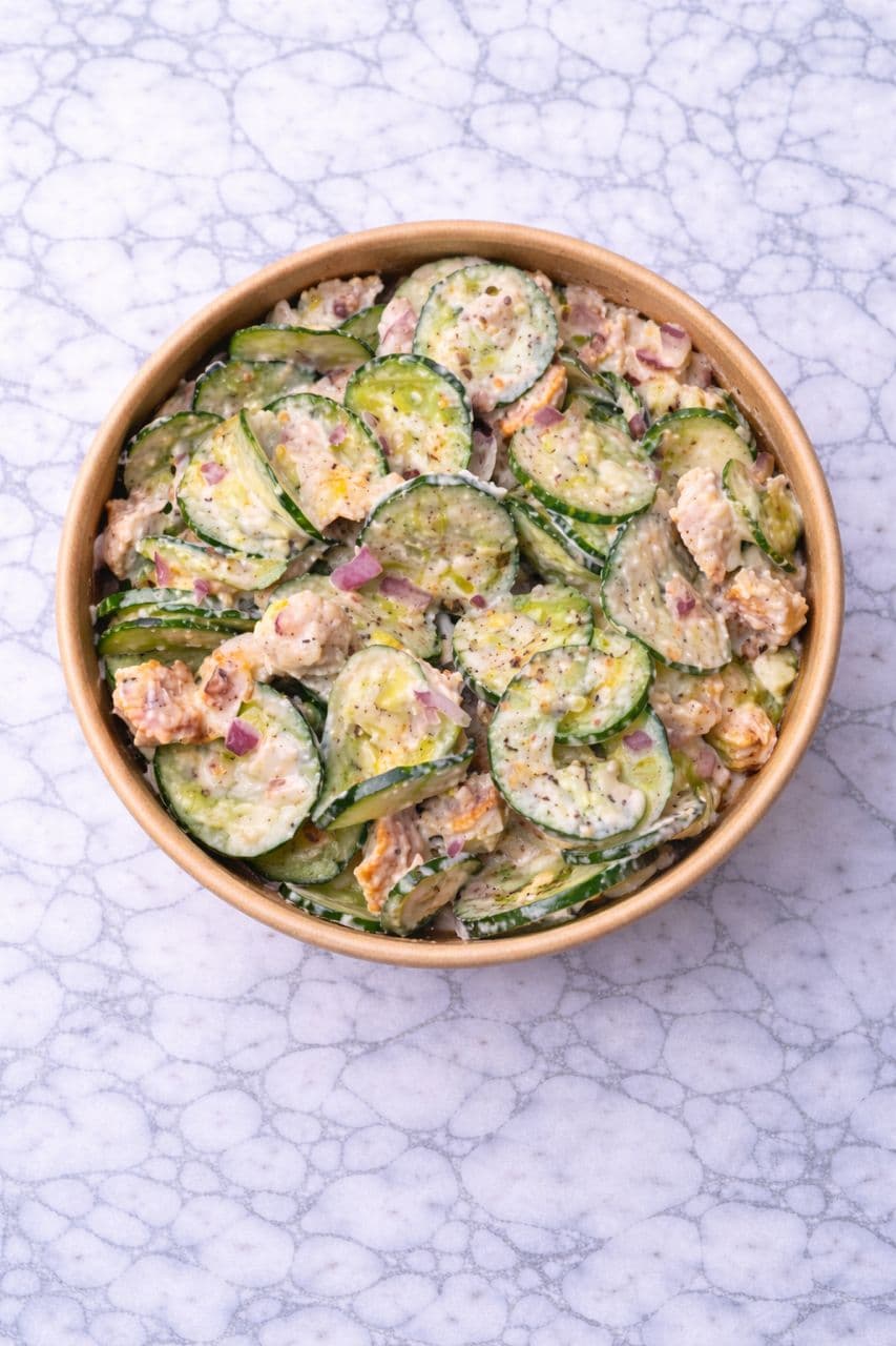Salade Concombre & Poulet